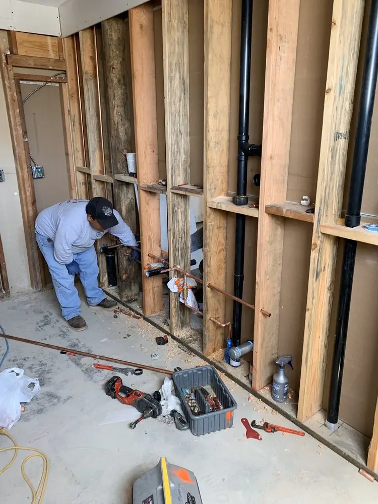 Commercial rough-in plumbing for Water Heater Replacement in Bradley Park